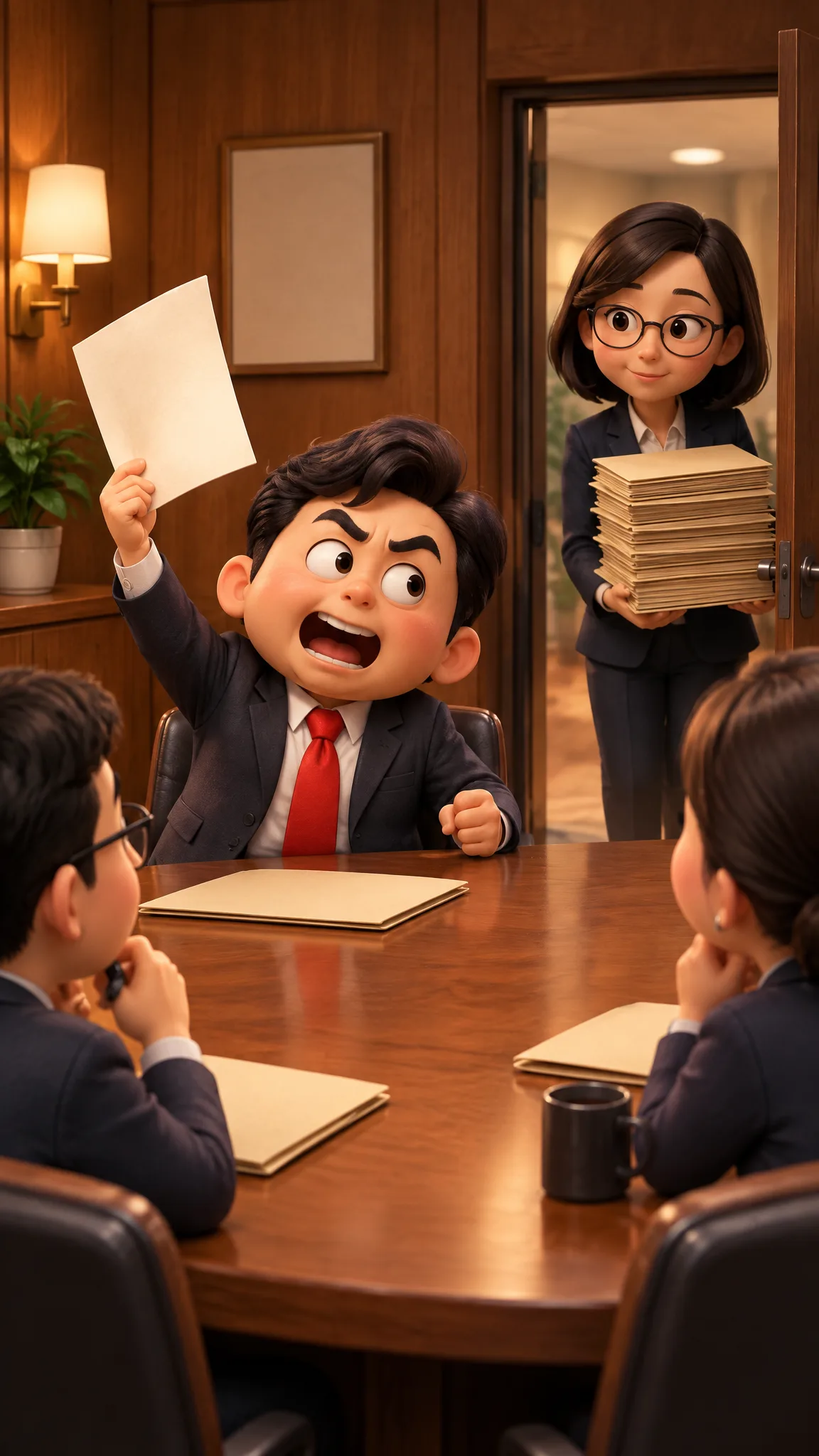 “집은 내 명의야!”라는 긴급보고 — 컨셉 시안 그림