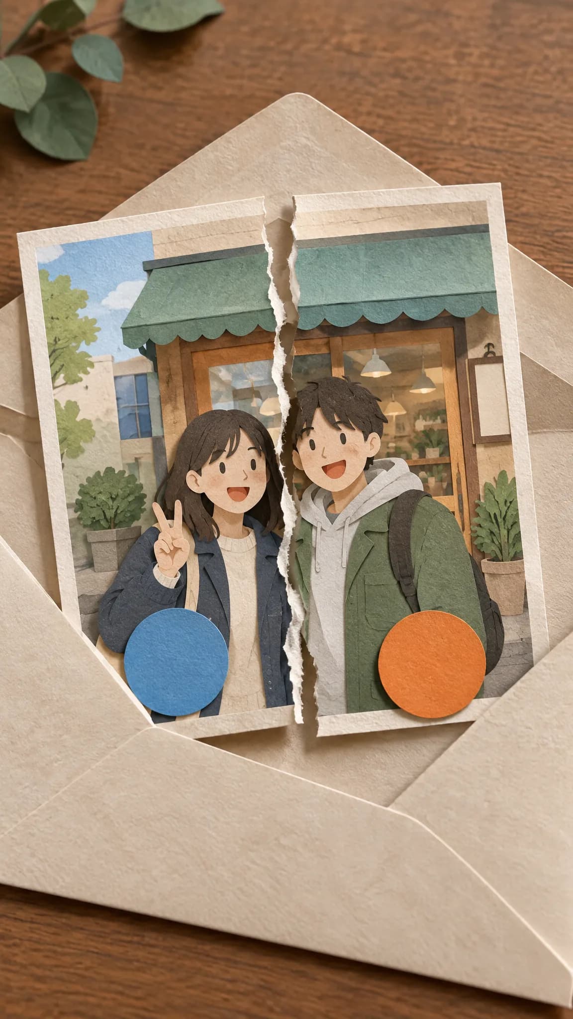 “친구라 계약서를 안 썼습니다” — 컨셉 시안 그림