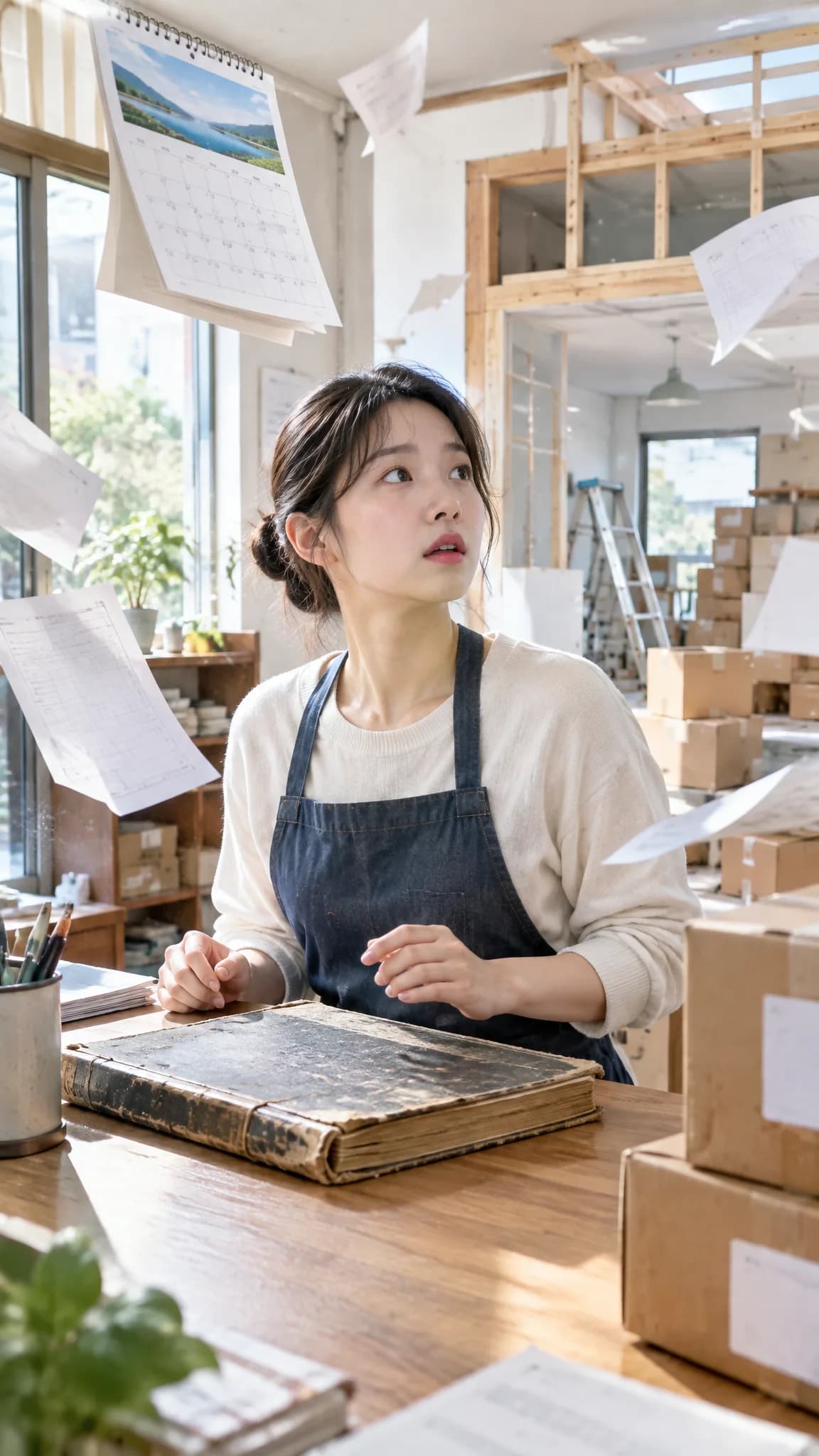 새 사업을 시작했는데, 장부는 옛날 그대로 — 컨셉 시안 그림